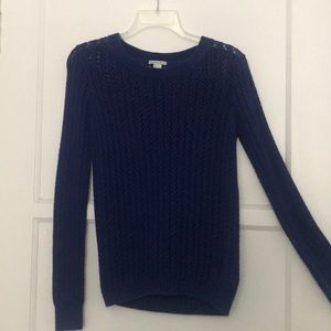 Royal blue knit sweater!